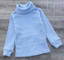 Водолазка "Рубчик" блакитна, хлопчик 1-2-3-4-5 років