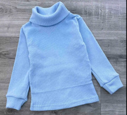 Водолазка "Однотонна" блакитна, хлопчик 3-4-5-6-7 років