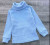 Водолазка "Однотонная" голубая, мальчик 3-4-5-6-7 лет, фото