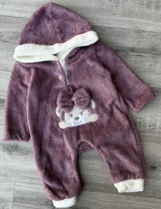 Чоловічок Becol «Ведмедик» теракотовий, дівчинка 6-9-12-18 місяців