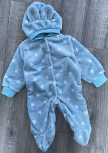 Чоловічок «Зірочки» блакитний, хлопчик 6-9-12 місяців