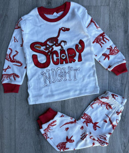 Піжама Supermini "Scary Night" червоний, хлопчик 1-2-3 роки