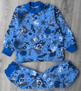 Піжама «Bwom» синій, хлопчик 1-2-3-4-5 років