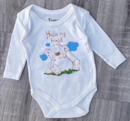 Боді Findik «Hello my friend» молочний, хлопчик 3-6-9-12-18 місяців
