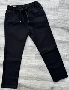 Брюки Gocer «Однотонные» чёрный, мальчик 10-11-12-13 лет