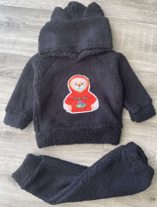 Костюм «Ведмедик» чорний, унісекс 9міс-1-2-3 роки