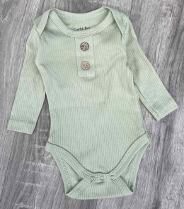 Боді Findik «Гудзики» оливковий, унісекс 3-6-9-12 місяців