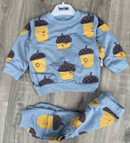 Костюм Murat «Жёлудь» синий, мальчик 9-12-18-24 месяцев