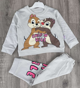 Костюм Murat «Chip&Dale» серый, девочка 9-12-18-24 месяцев