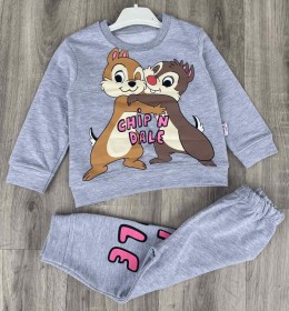 Костюм Murat «Chip&Dale» серый, девочка 2-3-4-5 лет