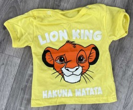 Футболка «Lion King» жёлтый, мальчик 6-9-12-18 месяцев