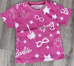 Футболка «Barbie» малиновий, дівчинка 3-4-5-6-7-8 років