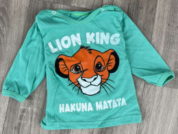 Реглан «Lion King» бірюзовий, хлопчик 6-9-12-18 місяців