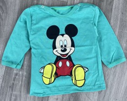 Реглан «Mickey» бірюзовий, хлопчик 6-9-12-18 місяців