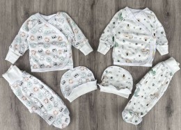 Комплект «Животные» микс цветов, унисекс 0-3 месяцев