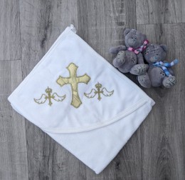 Крыжма Ramel "Крест" золото, унисекс 80*90