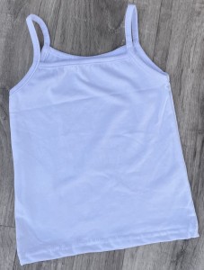 Майка «Однотонна» білий, дівчинка 3-4-5-6-7 років