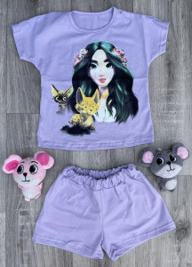 Спальный комплект «Mavka» сиреневый, девочка 2-3-4-5-6 лет