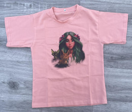 Футболка «Mavka» персиковий, дівчинка 7-8-9-10 років