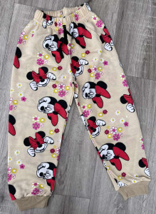 Спортивные штаны Eser «Minnie» бежевый, девочка 5-6-7-8 лет