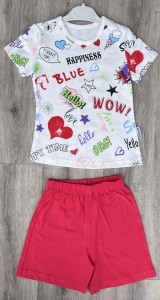 Костюм Ravza «Wow!» девочка, красный 3-4-5-6 лет