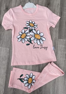 Костюм Ravza «Ромашки» персиковый, девочка 3-4-5-6 лет