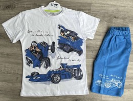 Костюм Efor «Машинки» голубой, мальчик 9-10-11-12 лет