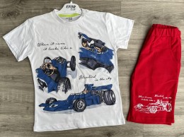 Костюм Efor «Машинки» красный, мальчик 9-10-11-12 лет