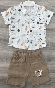 Костюм Partner «Space» бежевий, хлопчик 2-3-4-5 років