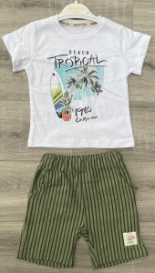 Костюм Partner «Tropical» зелёный, мальчик 2-3-4-5 лет