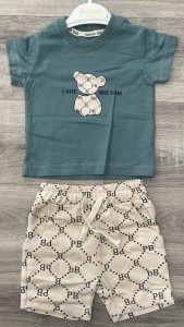 Костюм Partner «Ведмедик» зелений, хлопчик 9-12-18-24 місяців