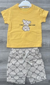 Костюм Partner «Ведмедик» жовтий, хлопчик 9-12-18-24 місяців