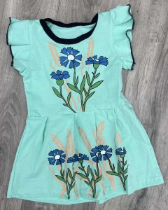 Сукня «Волошки» бірюзовий, 1-2-3-4 роки