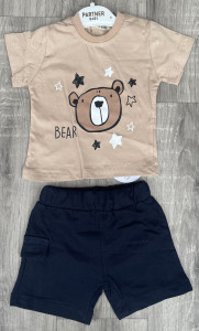 Костюм Partner «Bear» бежевий, хлопчик 9-12-18-24 місяців
