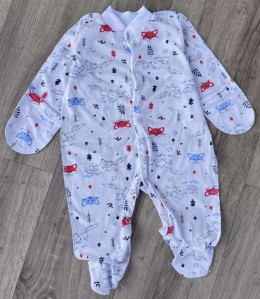 Чоловічок «Лисеня» молочний, хлопчик 0-3-6 місяців