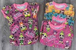 Футболка «Lol» микс цветов, девочка 1-2-3-4-5 лет