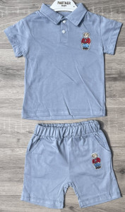 Костюм Partner «Ведмедик» блакитний, хлопчик 2-3-4-5 років
