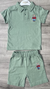 Костюм Partner «Ведмедик» оливковий, хлопчик 2-3-4-5 років