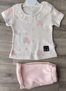 Костюм Minitix «Minnie» пудра, дівчинка 9-12-18-24 місяців