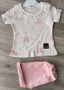 Костюм Minitix «Minnie» персиковий, дівчинка 9-12-18-24 місяців
