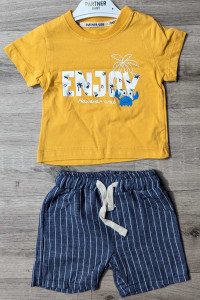 Костюм Partner «Enjoy» жовтий, хлопчик 9-12-18-24 місяців