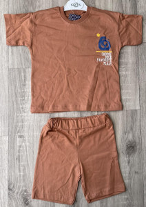 Костюм KRMS "Choose your favourite place" гірчичний, хлопчик 2-3-4-5 років