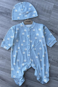 Чоловічок Maibella "Ромашки" зелений, дівчинка 0-3-6-9 місяців