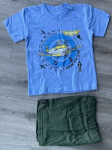 Костюм «Самолётик» голубой, мальчик 4-5-6 лет