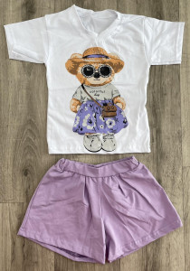 Костюм «Ведмедик» бузковий, дівчинка 2-3-4-5-6 років