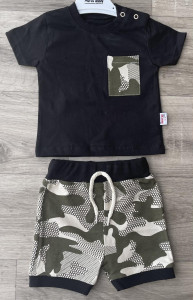 Костюм Murat «Камуфляж» чёрный, мальчик 9-12-18-24 месяцев