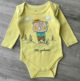 Боді Findik "Little gentleman" жовтий, хлопчик 3-6-9-12-18 місяців