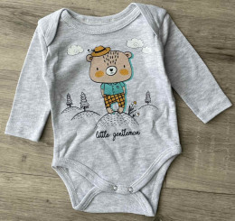 Боді Findik «Little gentleman» сірий, хлопчик 3-6-9-12-18 місяців