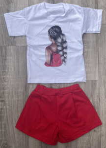 Костюм "Girl" червоний, дівчинка 2-3-4-5 років