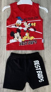 Костюм Minitix «Best Buds» красный, мальчик 9-12-18-24 месяцев